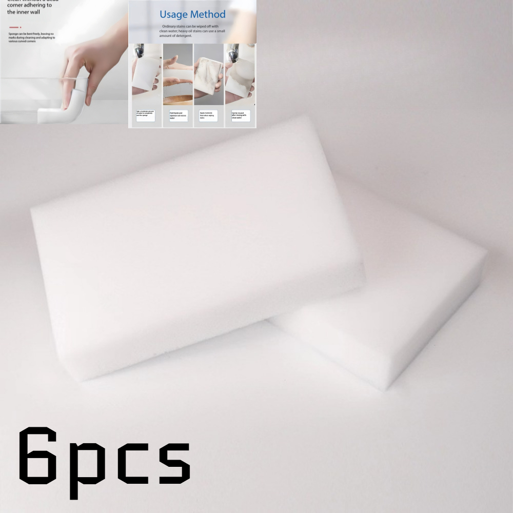 Wax Applicator Pad - ٦ قطع من إسفنج تنظيف السيارات،