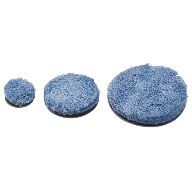 Polish Pad Set Buffer - مجموعة وسادات تلميع وصقل السيارات ABJN-3X،