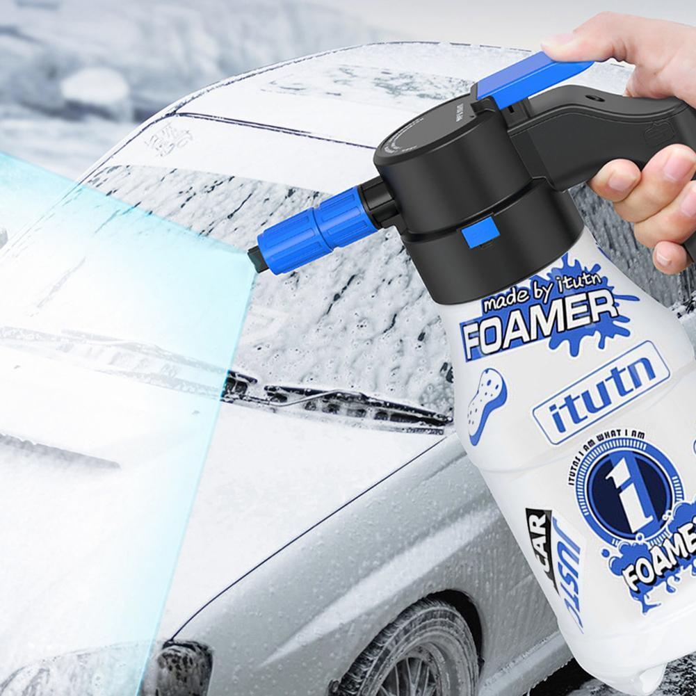 بخاخ رغوة كهربائي لغسيل السيار - مراجعة Pressure Washer Foam Gun وسعره