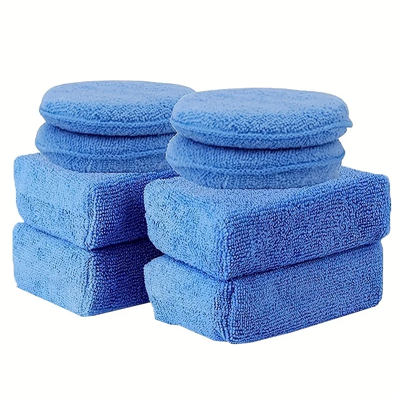 طقم من 8 قطع لتطبيق شمع السيار - مراجعة Wax Applicator Pad وسعره