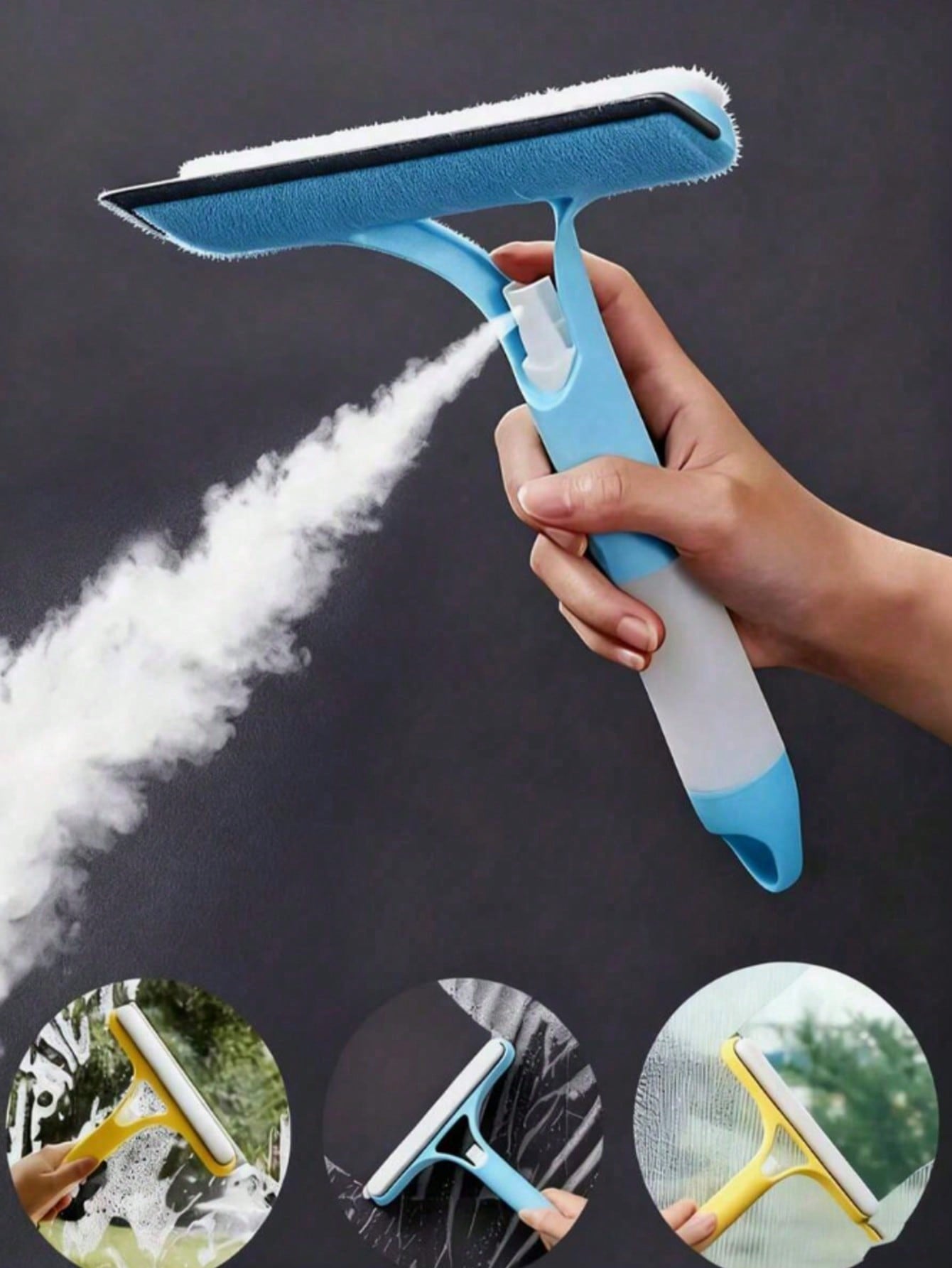 ممسحة زجاج 3 في 1 مع زجاجة رش، - مراجعة Glass Cleaner Streak وسعره